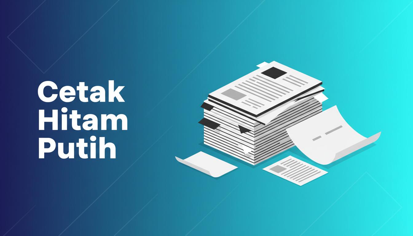 Cetak Hitam Putih