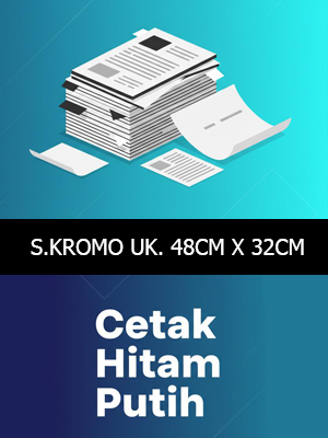 HITAM PUTIH S.KROMO UK (48CM X 32CM)